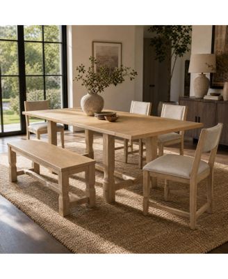  6-Piece Extendable Dining Set with Bench