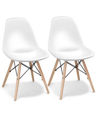 Set of 2 Mid Century Modern DSW Dining Side Chair