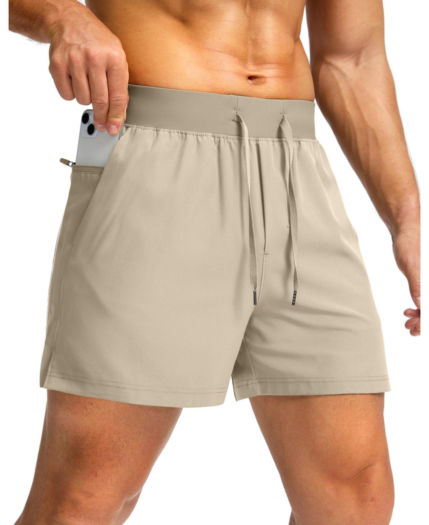 D Хаки 5 Inseam Small