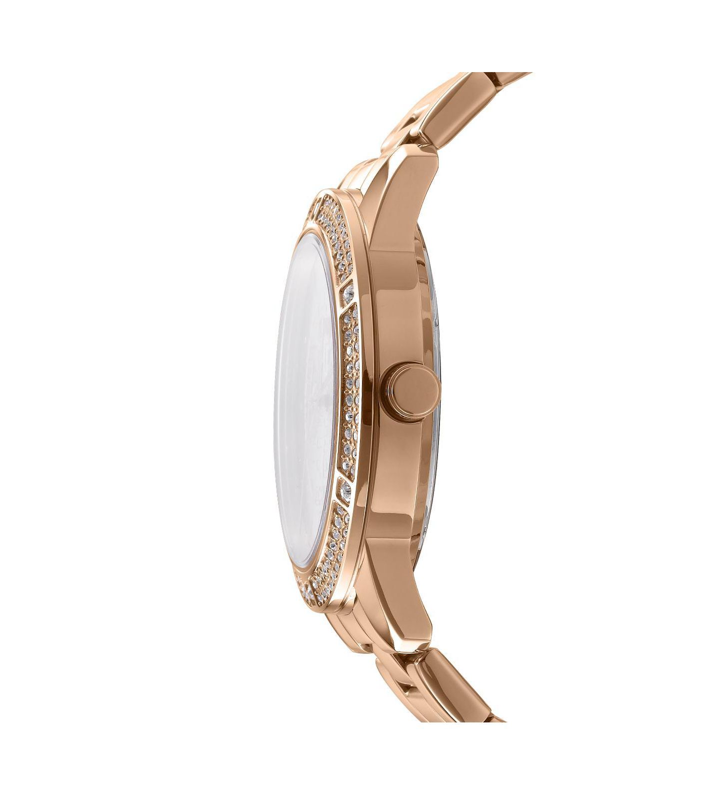 Женские часы DKNY Quartz Evening Water-Resistant Stainless Steel Bracelet Watch, 40mm, цвет: Розовый — фото 2