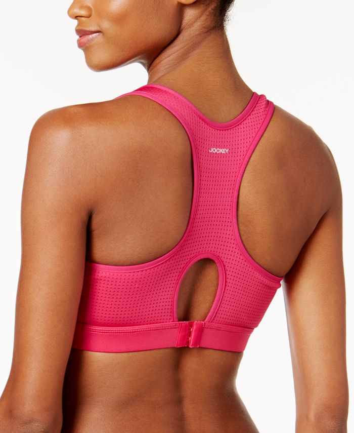 Jockey Sport Sculpted HighImpact CutOut Sports Bra 9029 Macy's