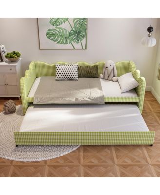 Convertible Sofa Bed with USB Charging and No-Sag Support