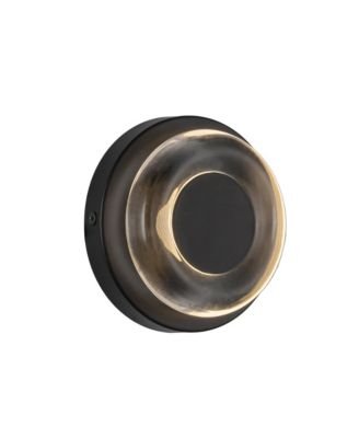 Stephord 4-in /Clear Glass Dimmable LED Wall Sconce
