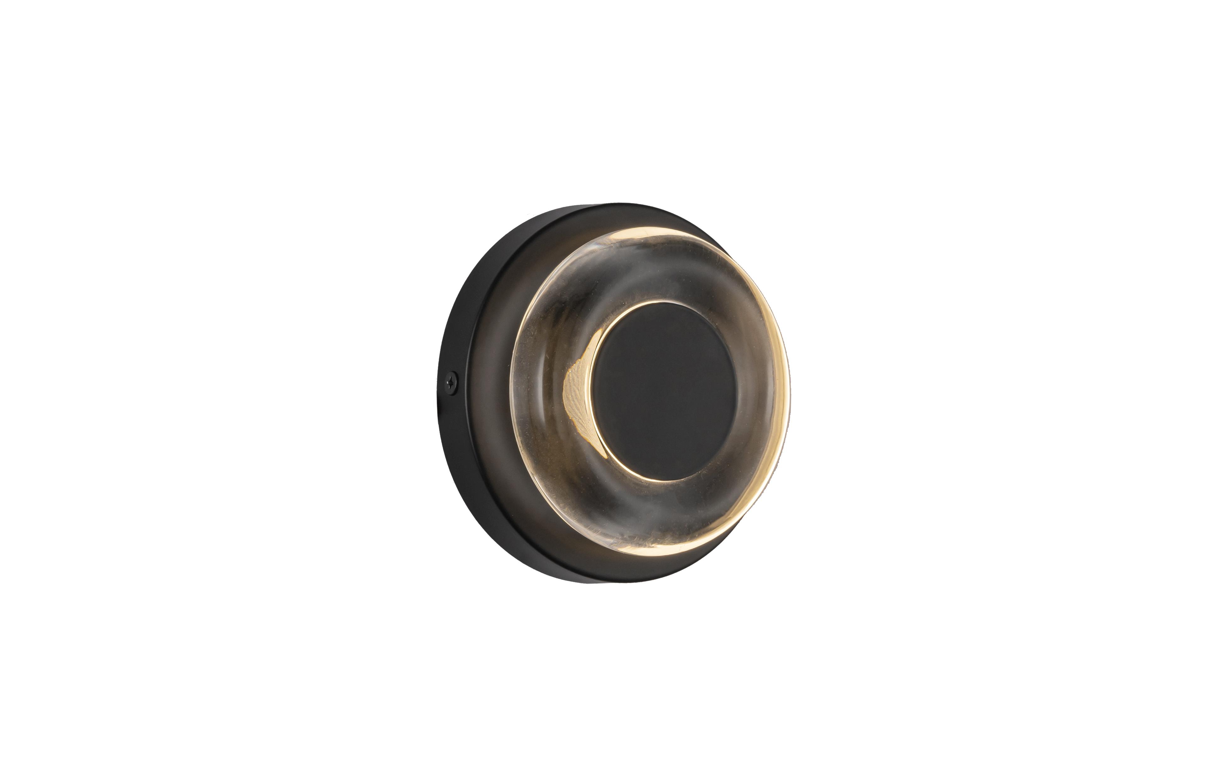 Kuzco Stephord 4-in /Clear Glass Dimmable Led Wall Sconce