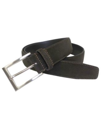 Men's Suede Leather Feather Edge Belt
