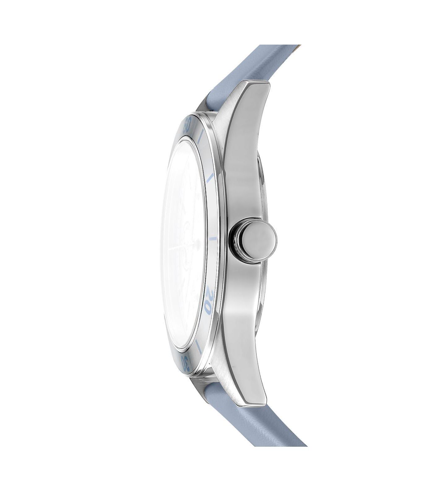 Женские часы DKNY Active Quartz Leather Strap Watch, цвет: Серебряный — фото 2