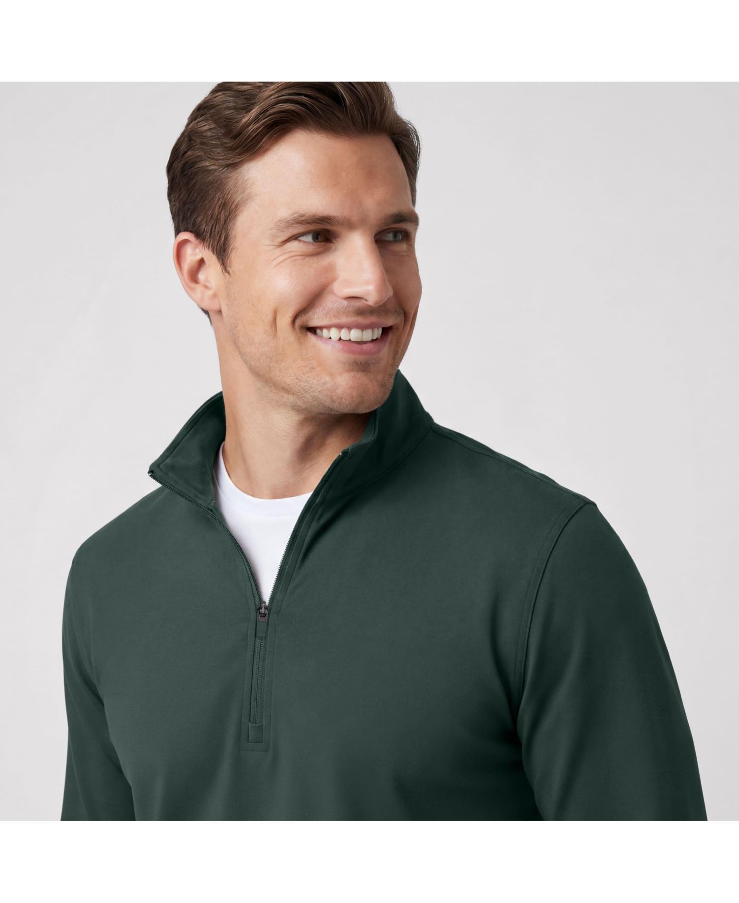 Men's Range Relaxed-Fit Mock-Neck Quarter-Zip Pullover