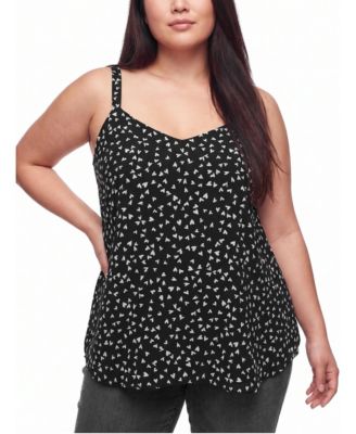 Plus Size Sophie V-Neck Swing Chiffon Camisole