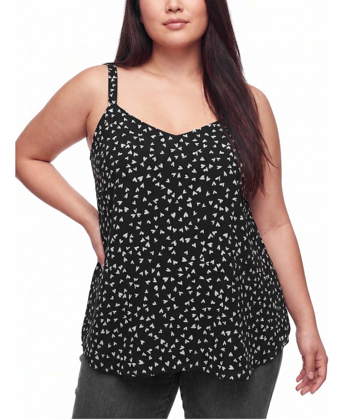Torrid Plus Sophie V-Neck Swing Chiffon Camisole
