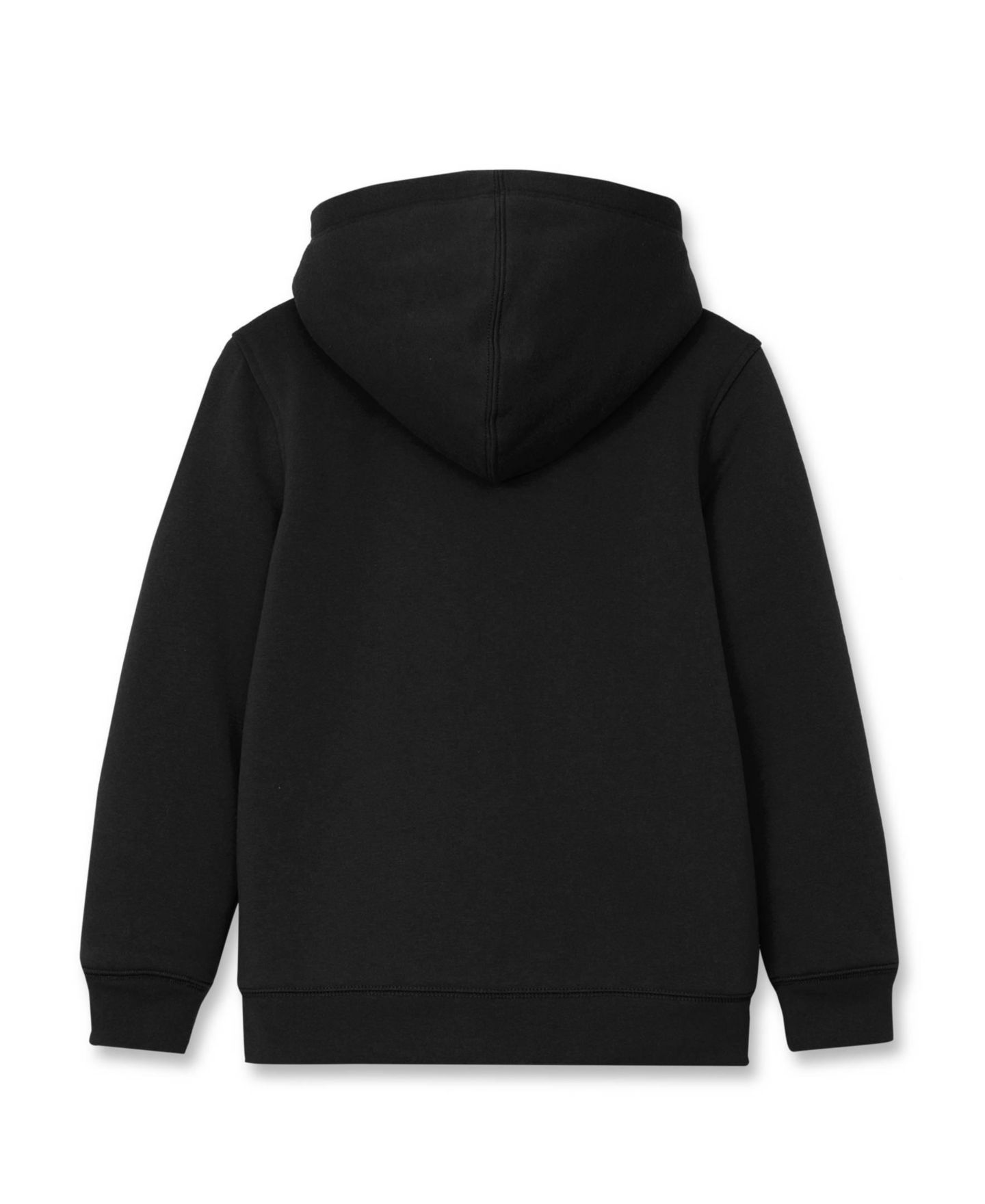 Худи Lands' End Reversible High Pile Fleece для девочек, цвет: Чёрный — фото 2