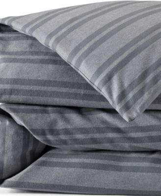 Comfy Super Soft Cotton Flannel Plaid Duvet Bed Cover - 5oz