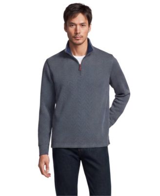 Men's Bedford Rib Casual Quarter Zip Pullover Sweater