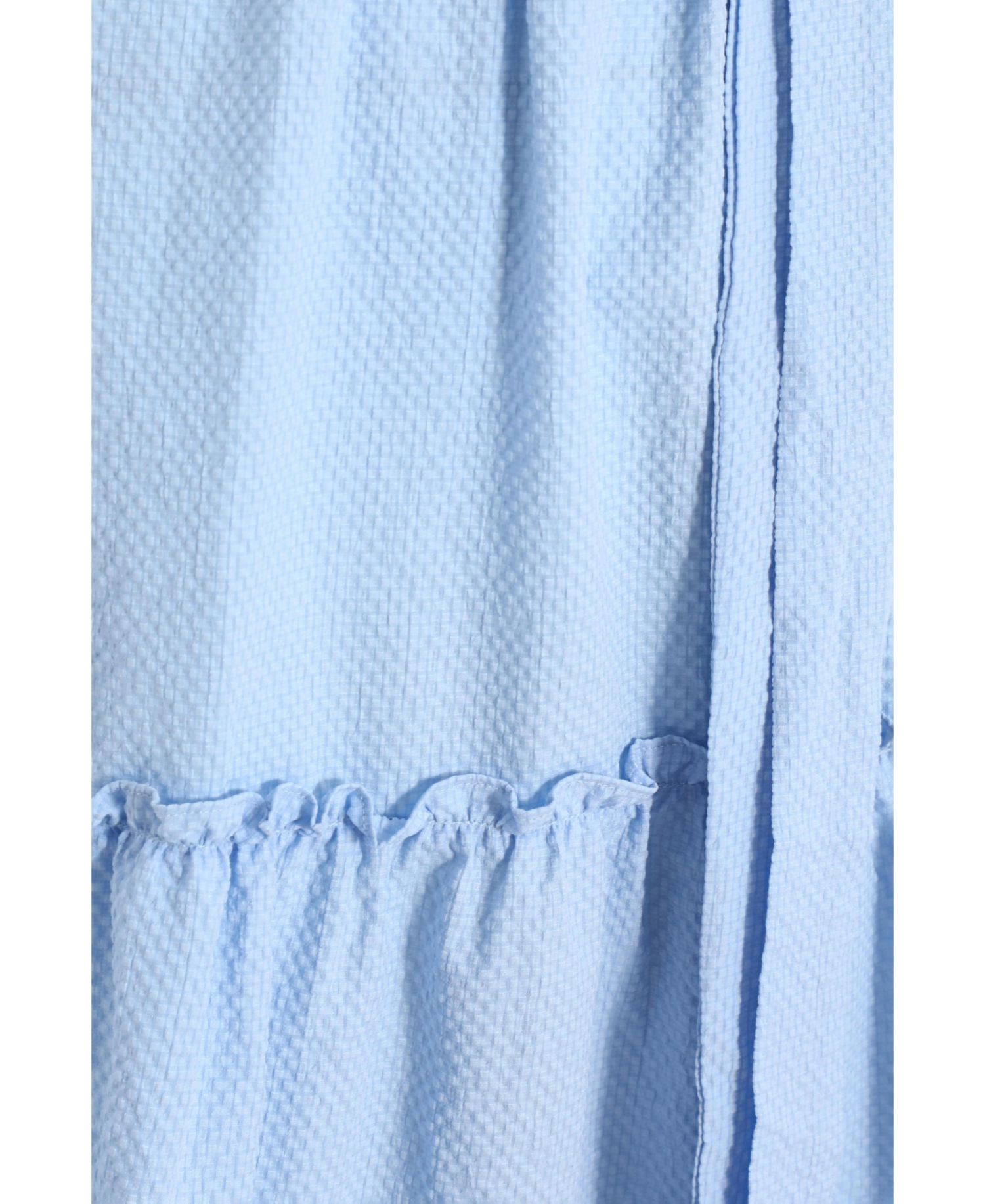 Women's Textured Frill Detail Midi Dress