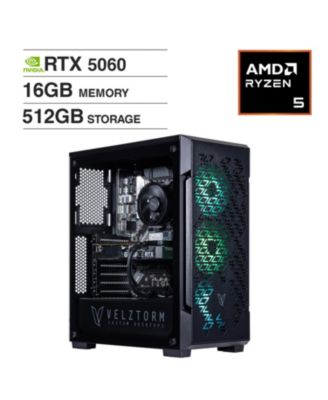 Fultix Desktop with AMD Ryzen 5 5500, 16GB RAM, RTX 5060 (VELZ0053)