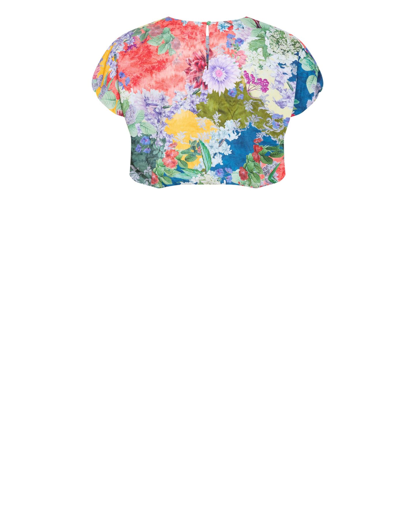 Женский топ CITY CHIC Plus Size Sarina Berry Floral Print Cotton, цвет: С принтом — фото 5