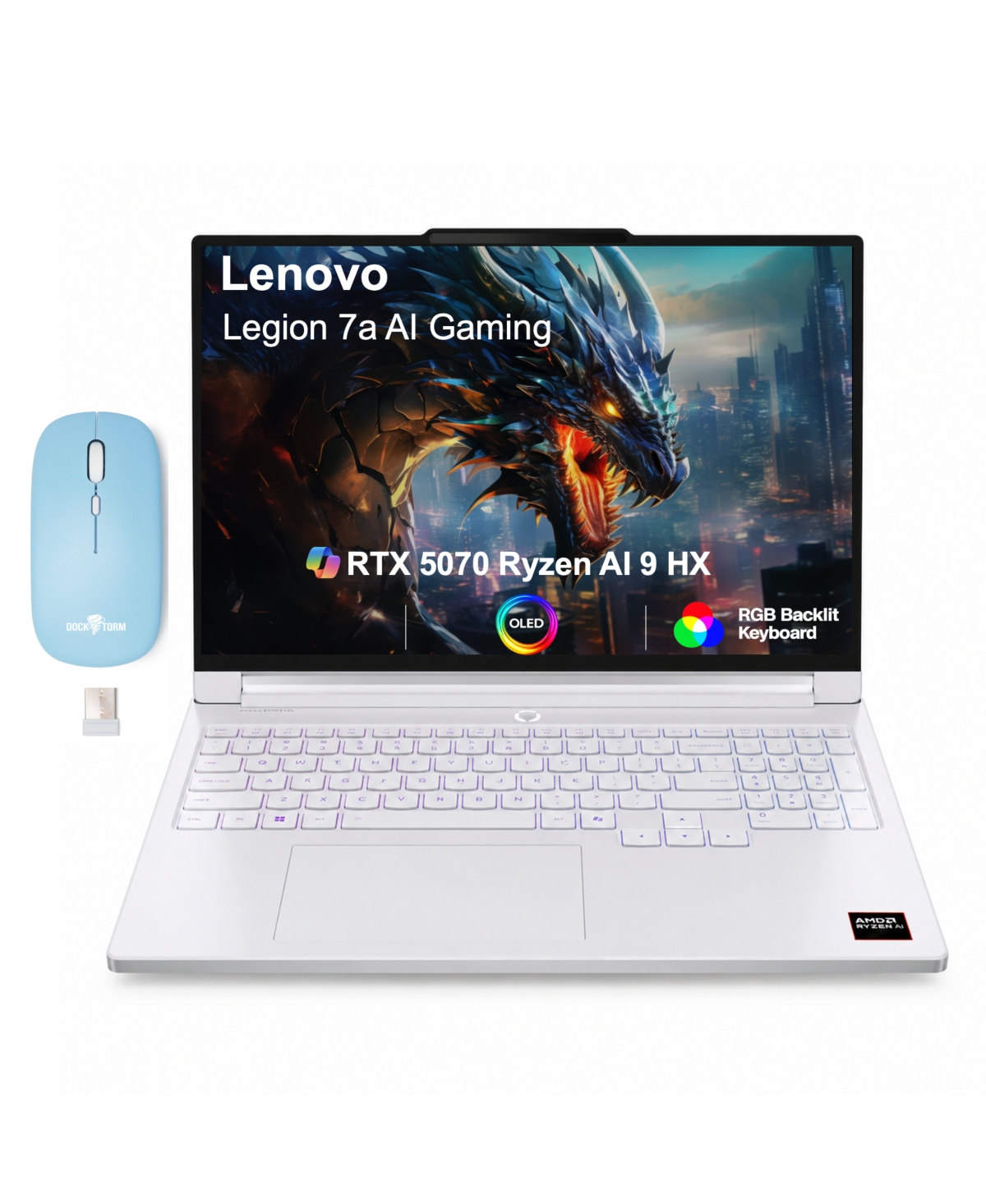 Lenovo Legion 7a 16" Laptop - Glacier white