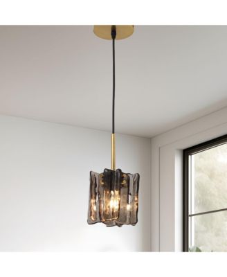Modern 1-Light Pendant Lights Glass Island Light