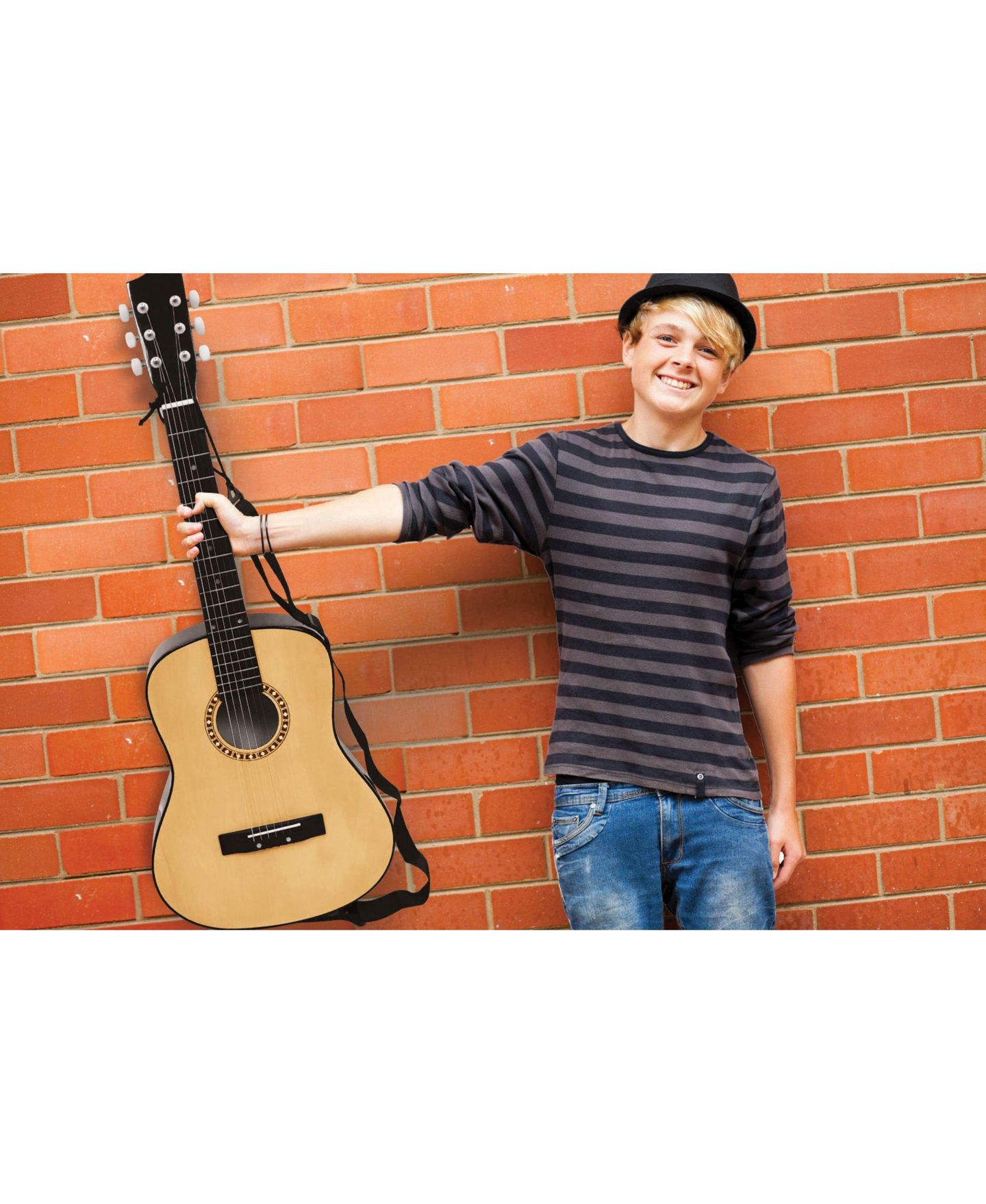 Детские игрушки Lexibook Wooden Acoustic Guitar Learn to Play 6 Nylon Strings, Ages 6+ — фото 4