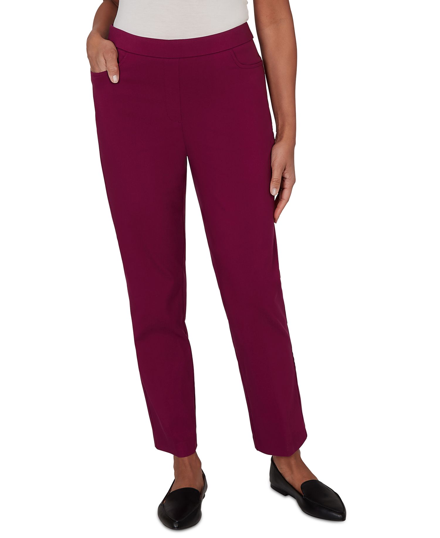 Petite Colored Allure Stretch Pants