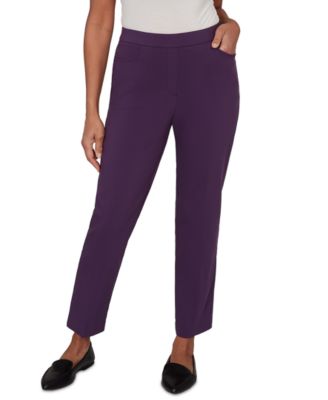 Petite Colored Allure Stretch Short-Length Pants