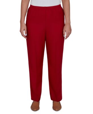 Petite Colored Classic Short-Length Pants