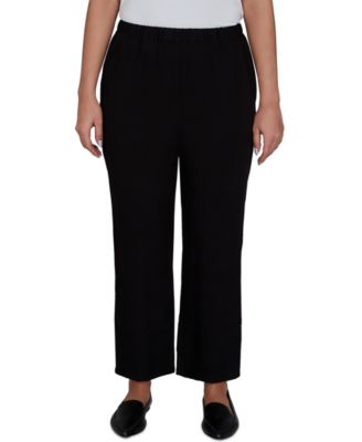 Women's Travel Advisory Crinkle Texture Ankle Pants
