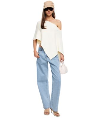 Women's Luminous Pull-On Asymmetric Poncho