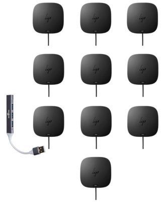 USB-C 100W G6 Multi-Display Docking Station for Windows, macOS, Linux, ChromeOS, 10-Pack