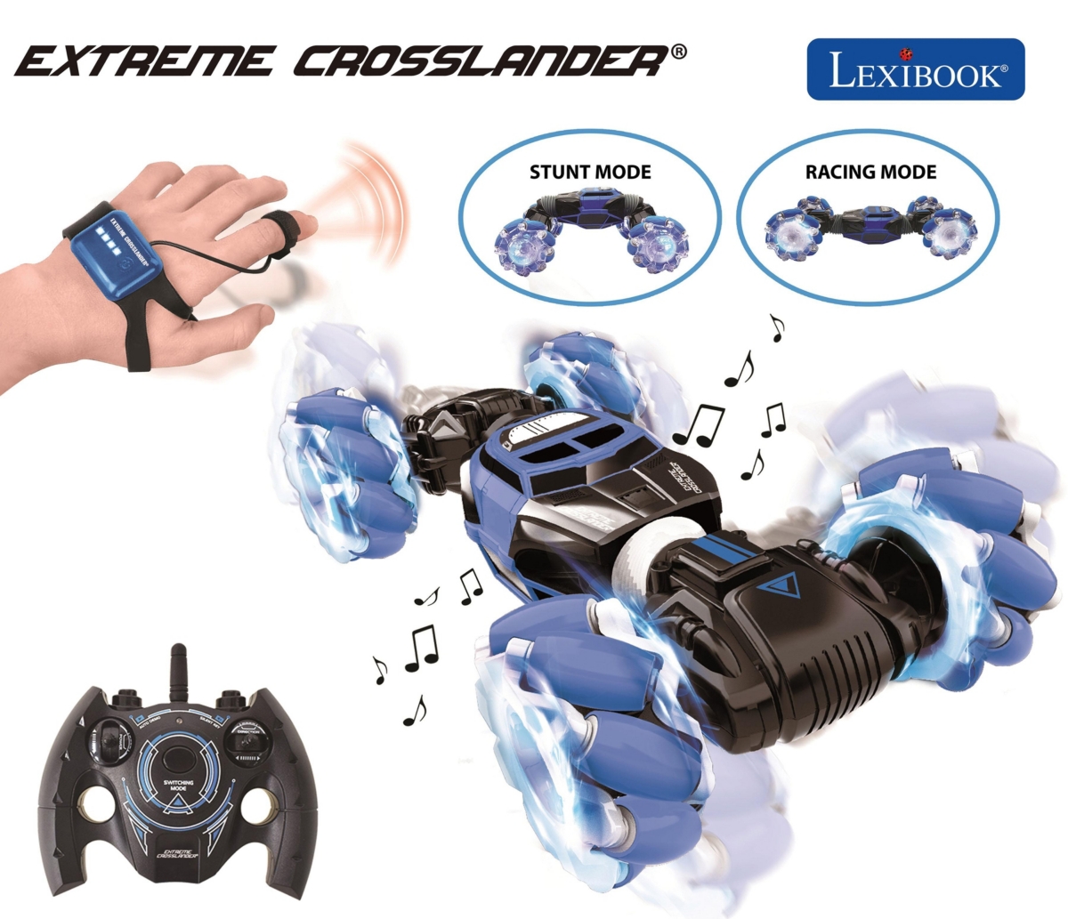 Lexibook Extreme Crosslander Gesture-Control Off-Road Rechargeable Remote Control Car