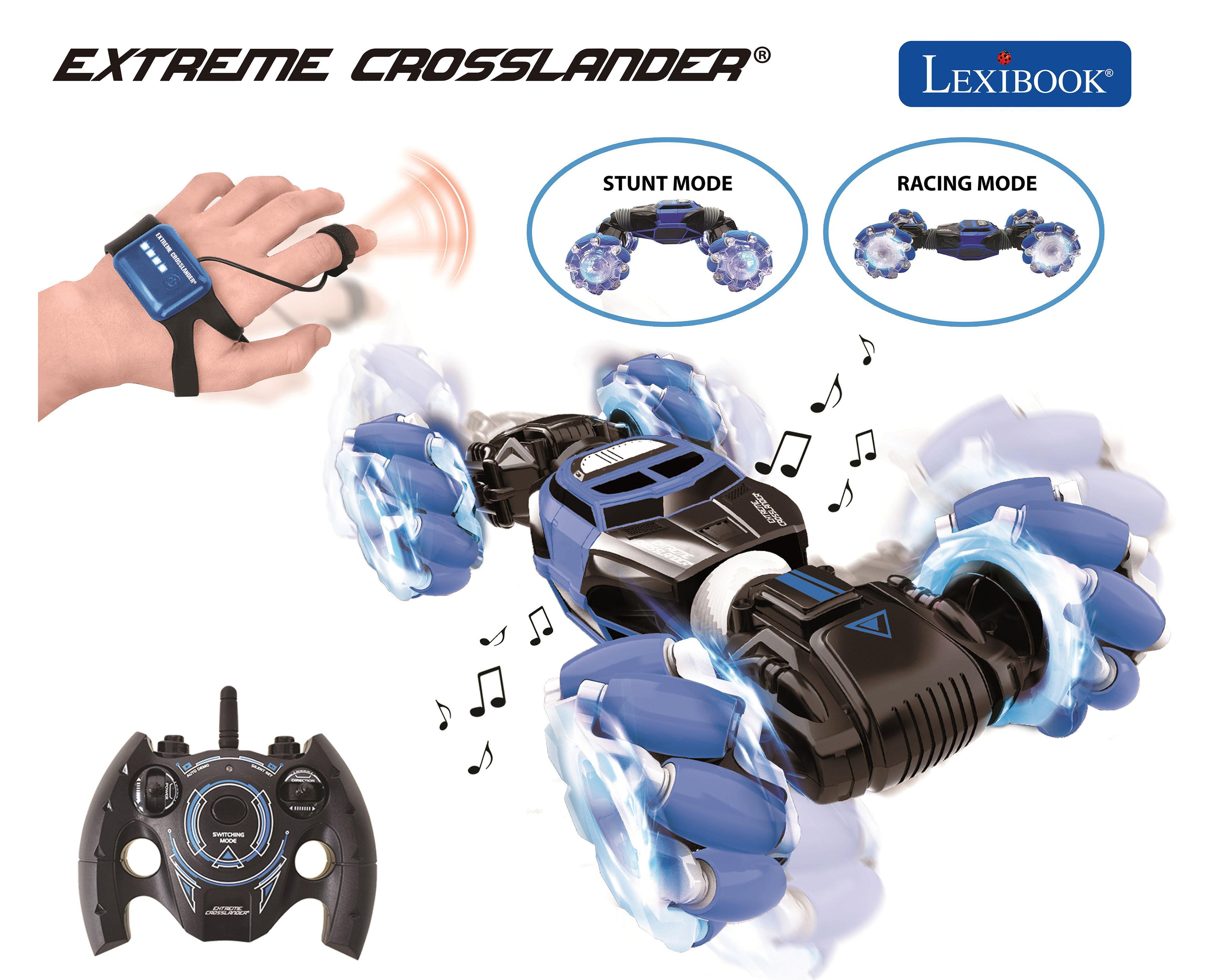 Lexibook Extreme Crosslander Gesture-Control Off-Road Rechargeable Remote Control Car