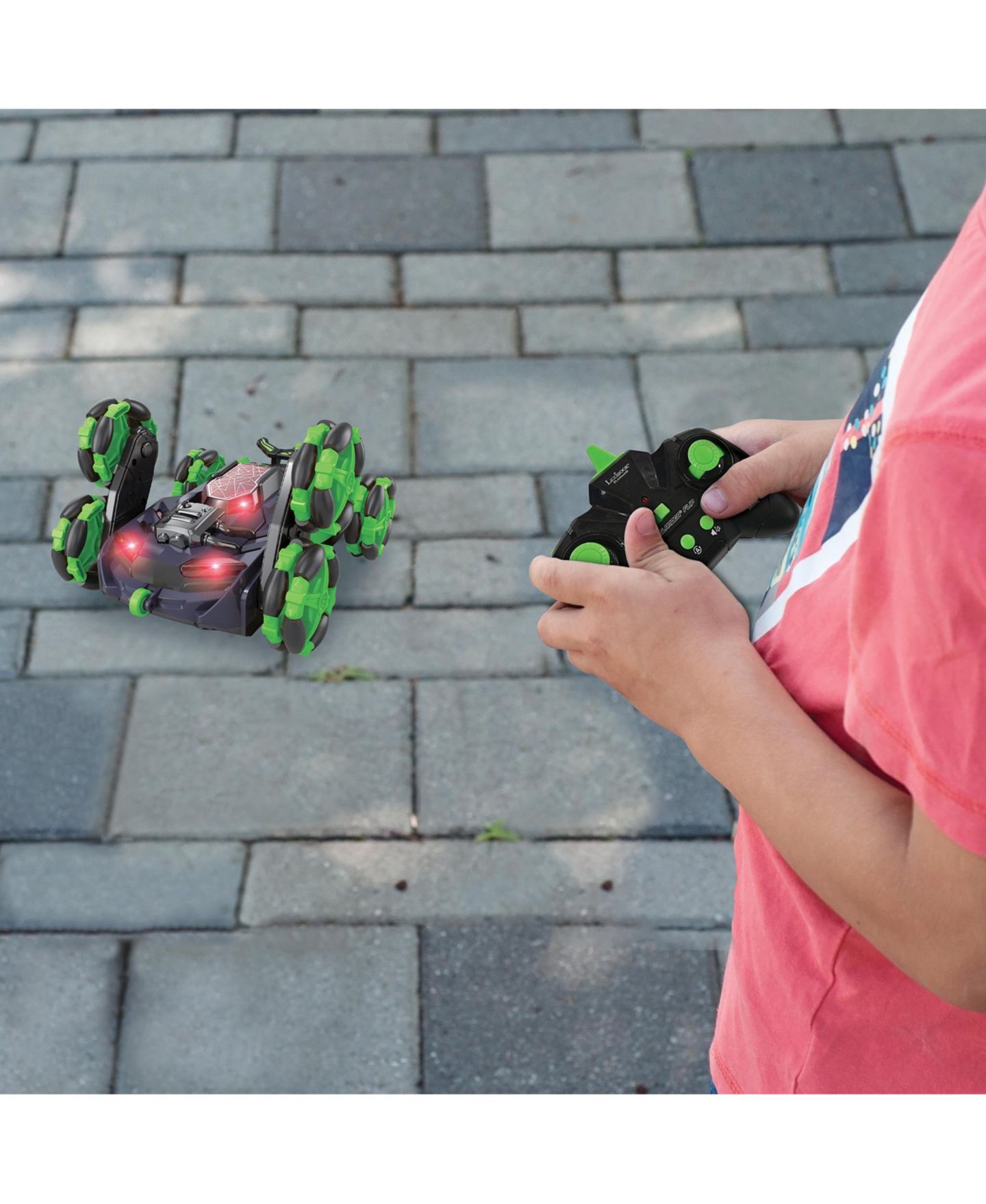 Детская игрушка Lexibook Crosslander Flip Rechargeable 360-Degree Rotation Remote Control Car with Sound and Light Effects — фото 4