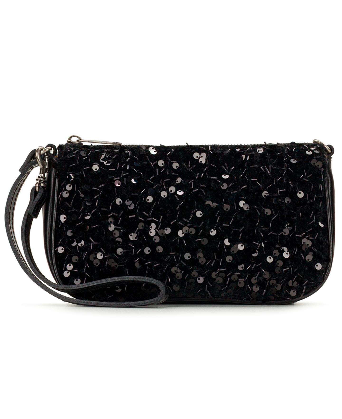 Женская сумка Patricia Nash Whitley Small Sequin Shoulder, цвет: Чёрный — фото 5