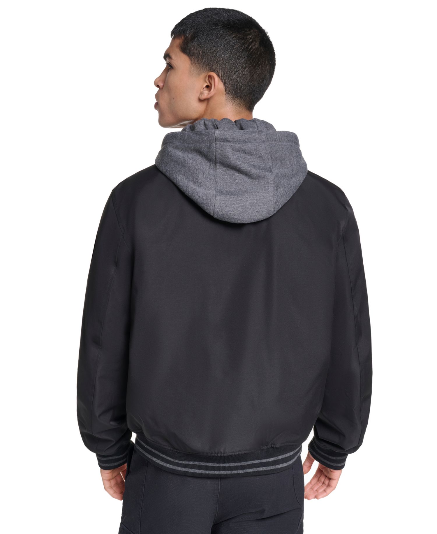 Men's Hooded Varsity Jacket