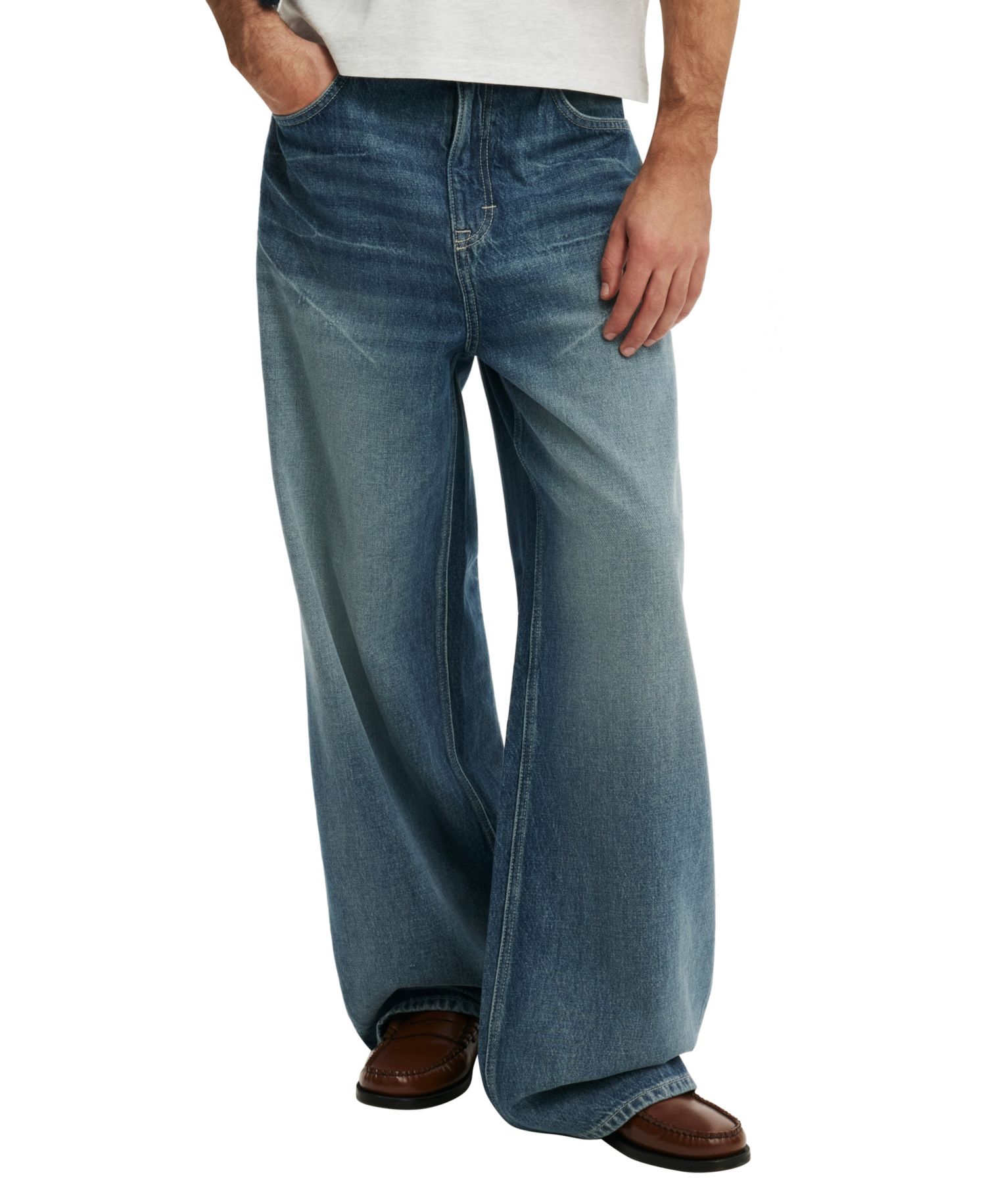 Men's Super Baggy Jean Wide-Leg Jeans