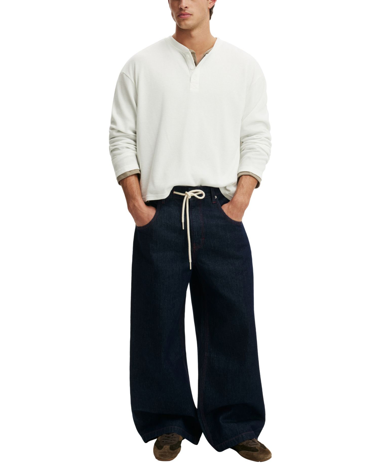 Men's Y2K Super Baggy Wide-Leg Jeans