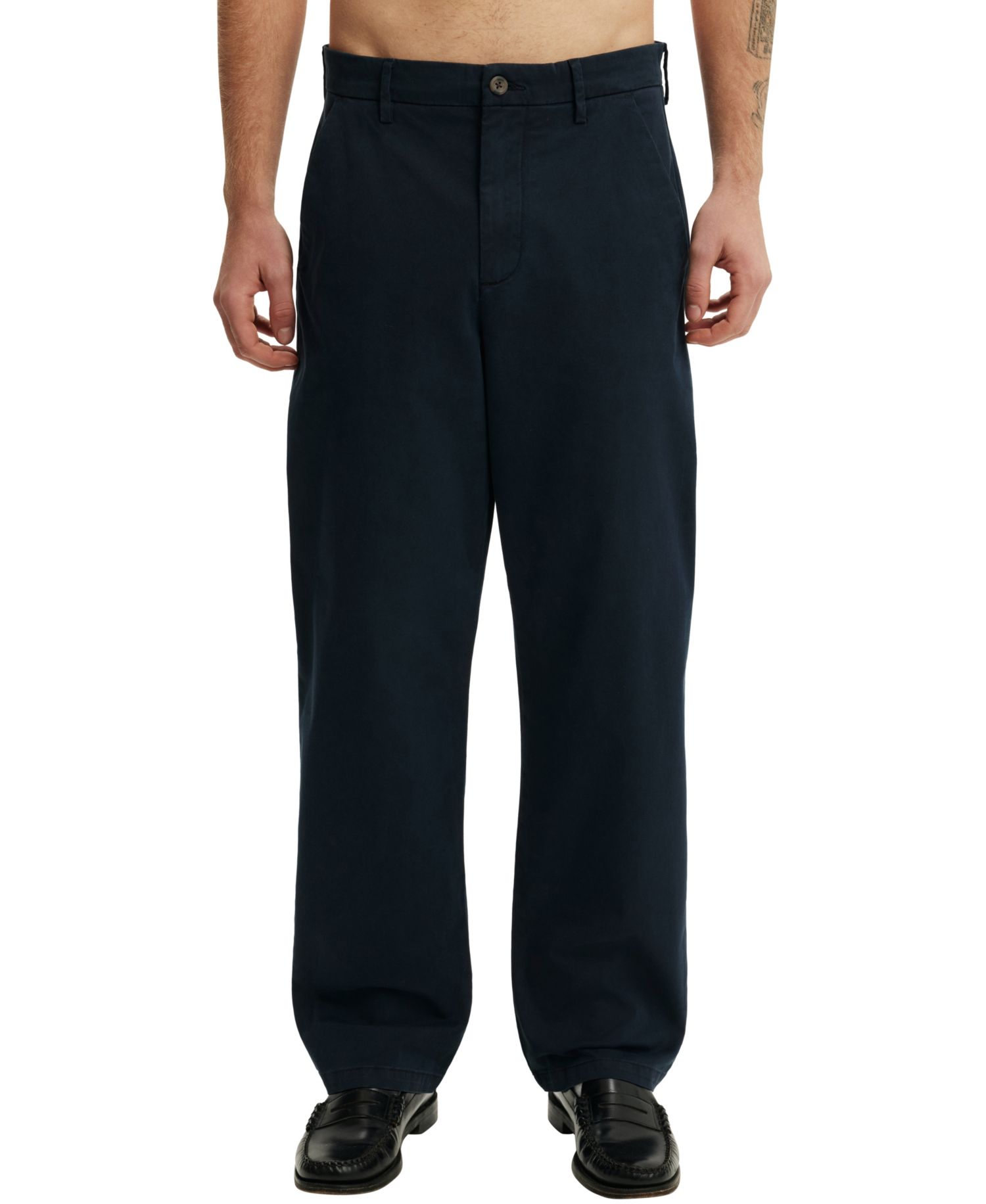 Men's Baggy Stretch Chino Pants
