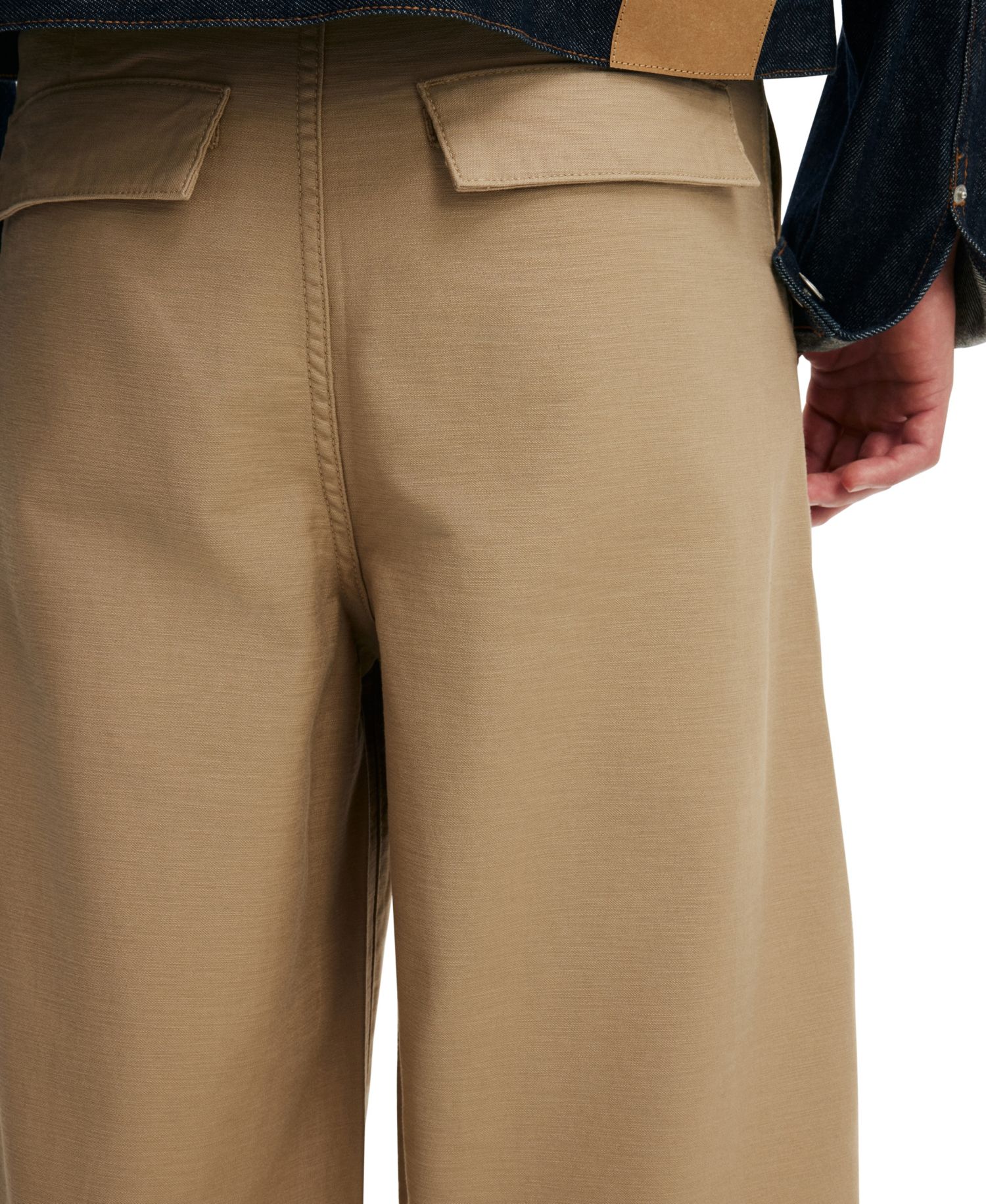 Men's Super Baggy Utility Wide-Leg Elastic-Waist Casual Pants