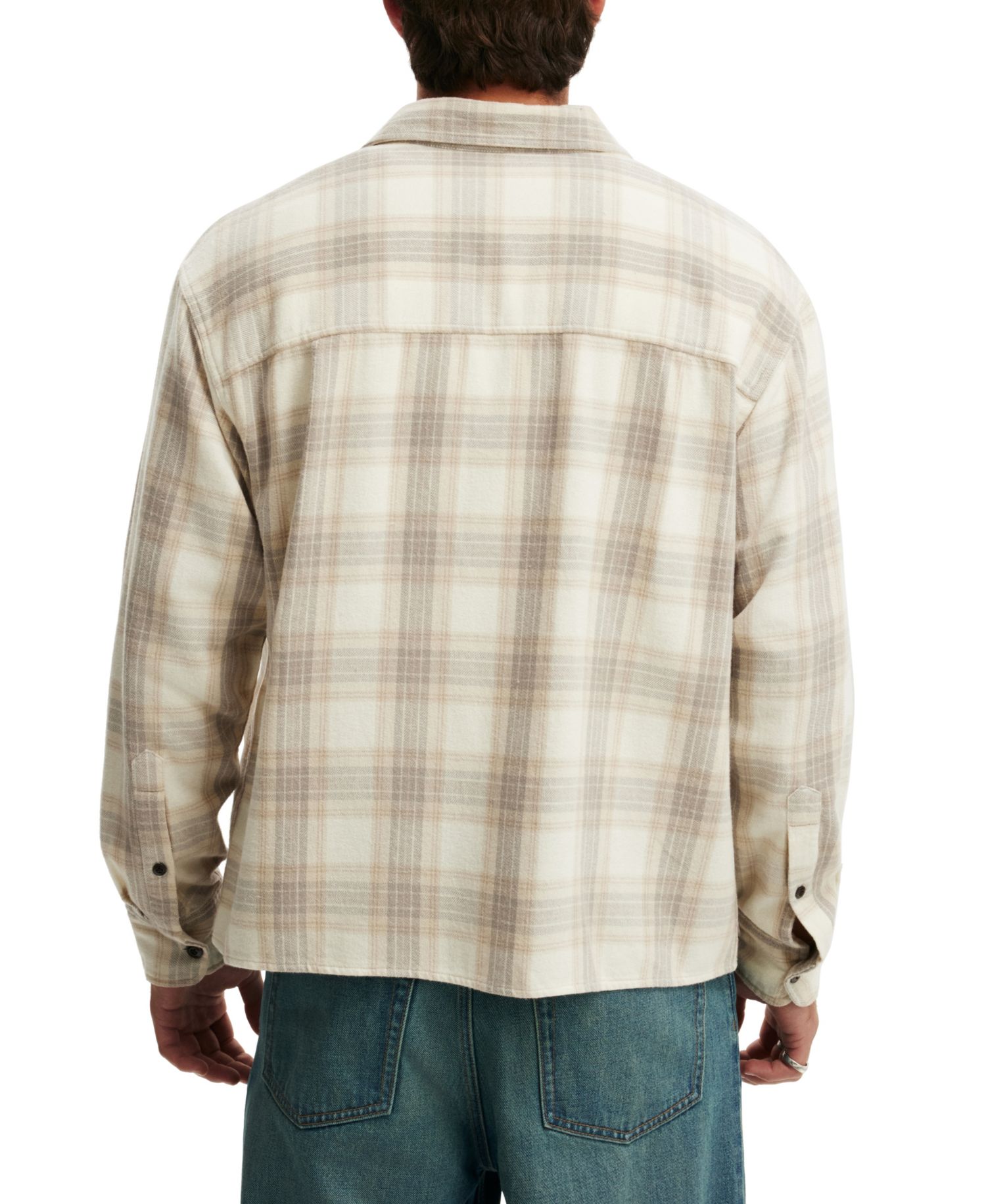 Men's Richmond Long-Sleeve Plaid Classic-Fit Shirt