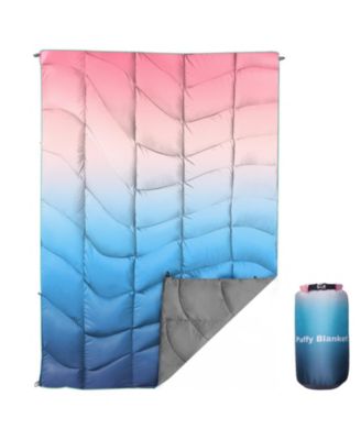 Waterproof Puffy Camping Blanket Lightweight Packable Outdoor Travel Blanket