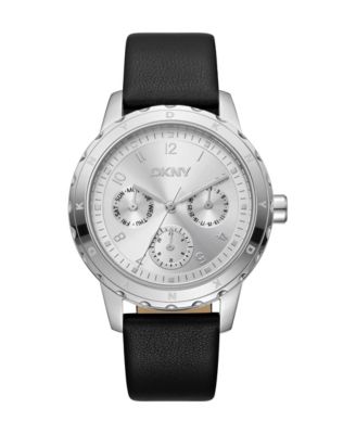 Women's Active Quartz Leather Strap Watch