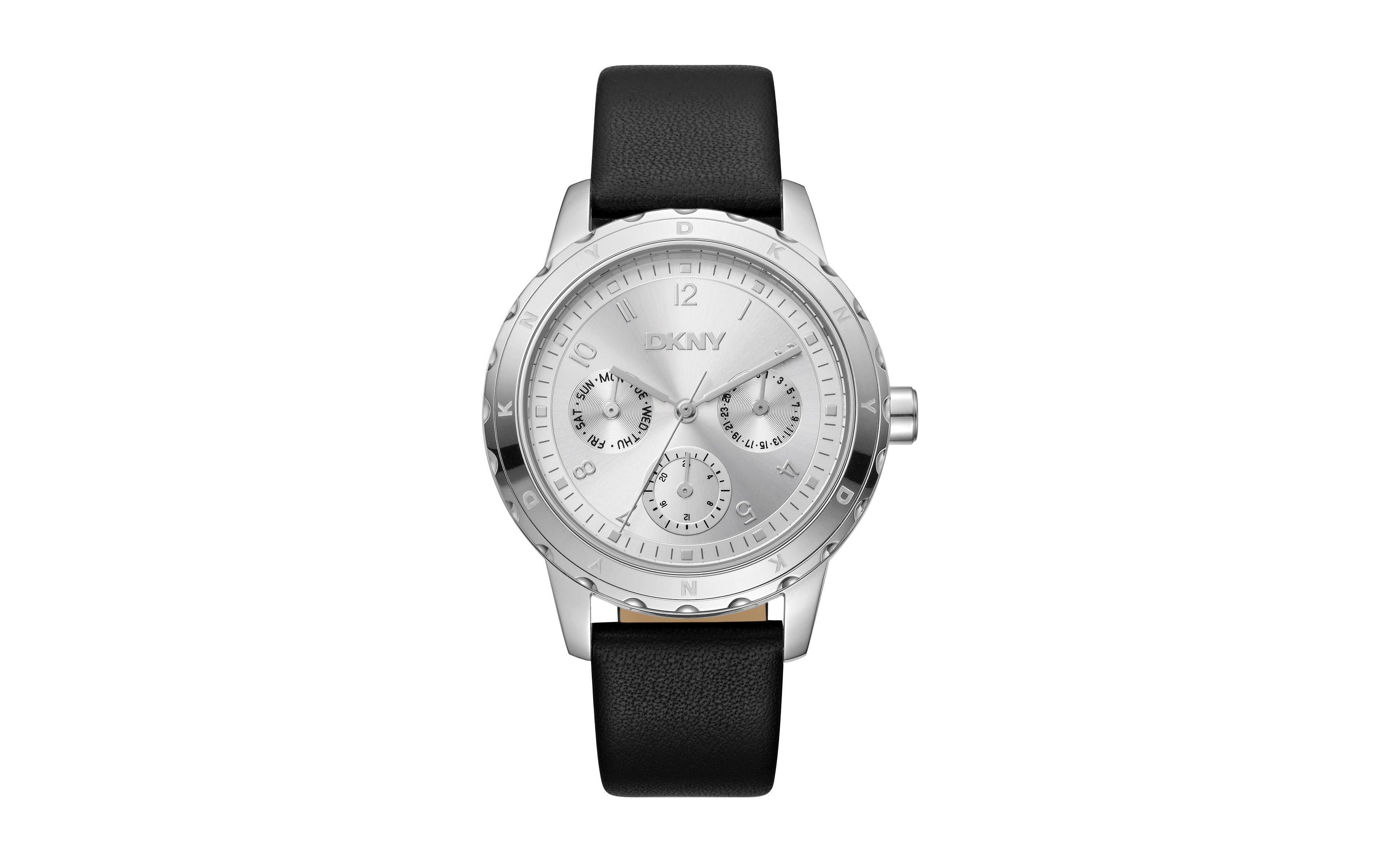 Dkny Women's Active Quartz Leather Strap Watch, 38 mm