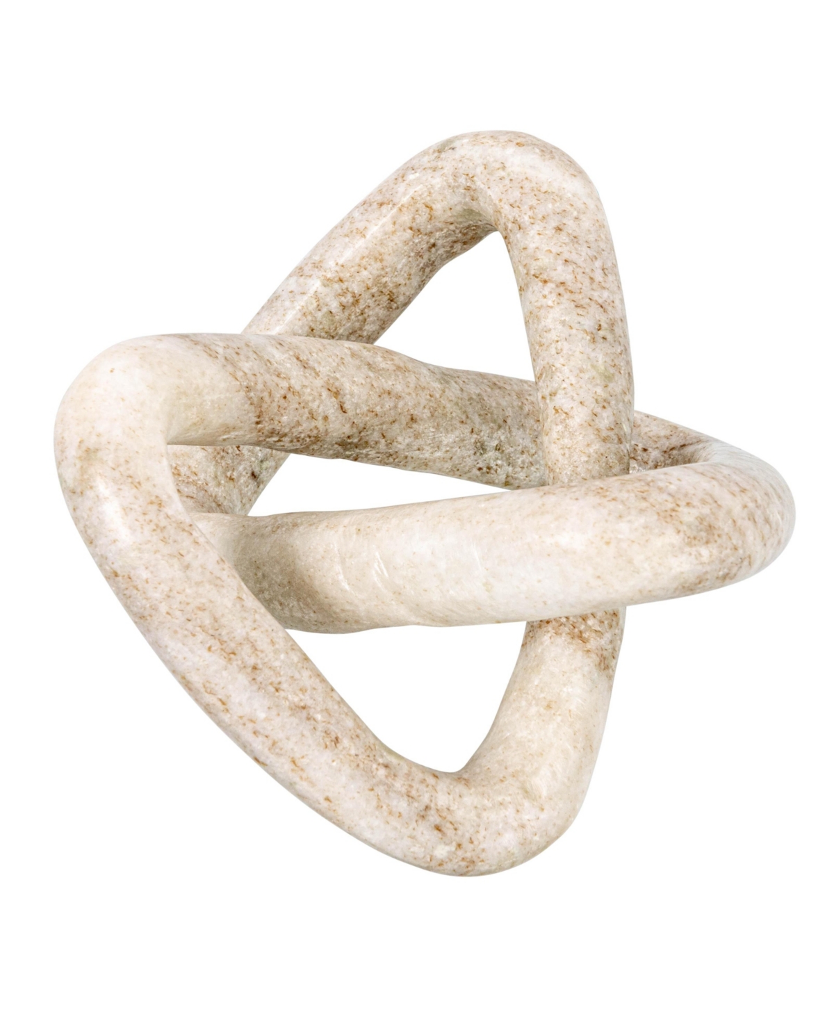 Storied Home Modern Decorative Marble Link Knot
