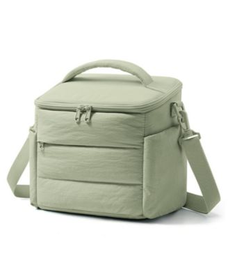 10L Lunch Box Women Cute Quilted Bag Sloped-lid Camping Outdoor