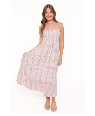 Women's Bindy Square-Neck Shirred-Bust Maxi Dress