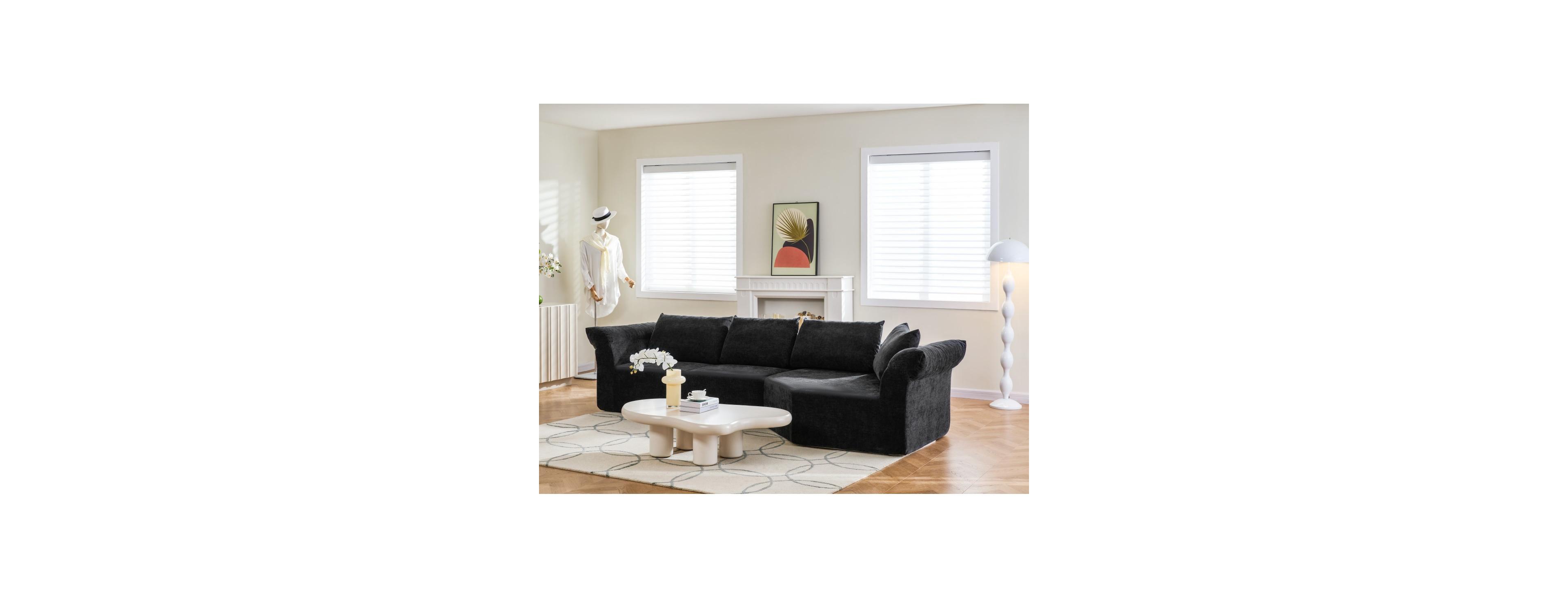 Streamdale Furniture Modern Minimalist Modular Sectional Sofa