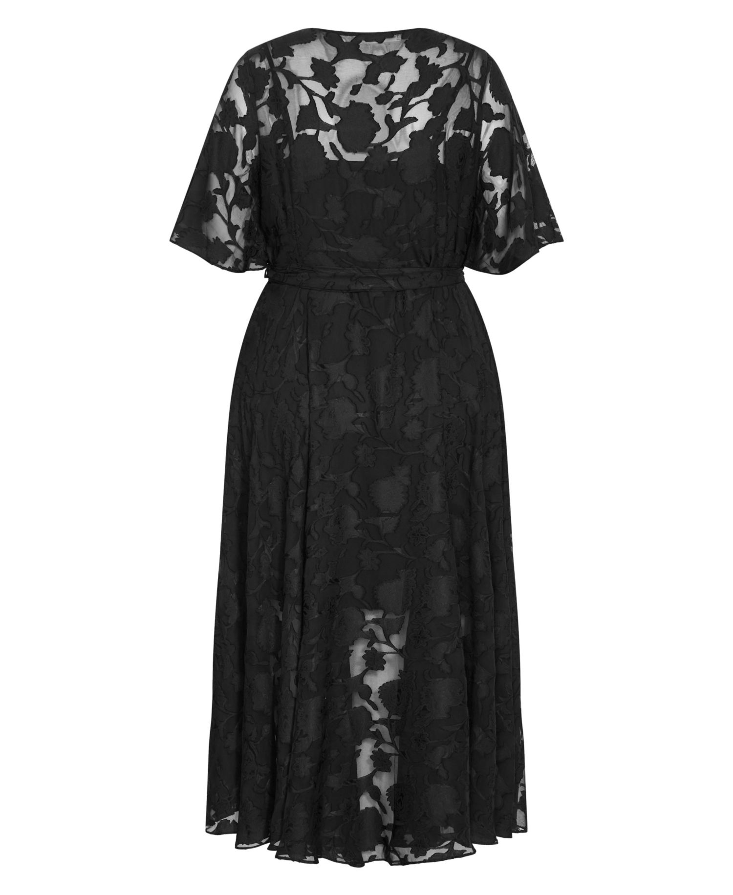 Women's Plus Size Love Wrap Maxi Dress