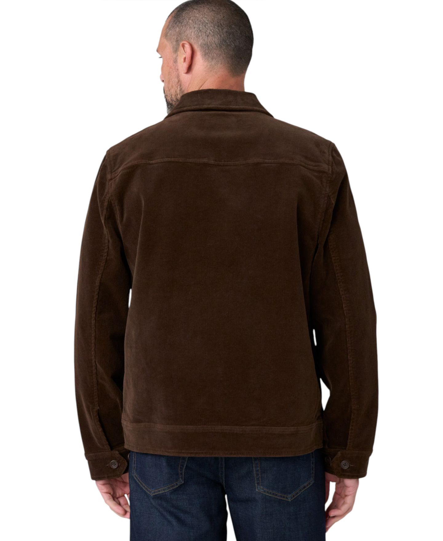 Мужская куртка Liverpool Los Angeles Corduroy 2-Way Zip, цвет: Коричневый — фото 6