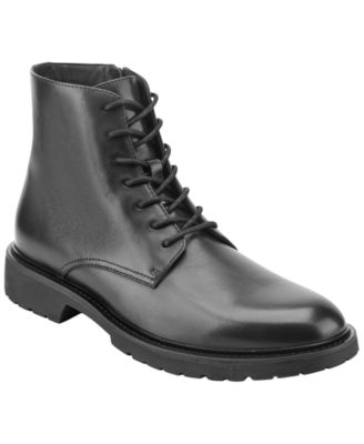 Men's Dismon Leather Lace-Up Combat Boots