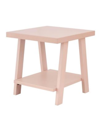 Athens Contemporary Wood Shelf End Table