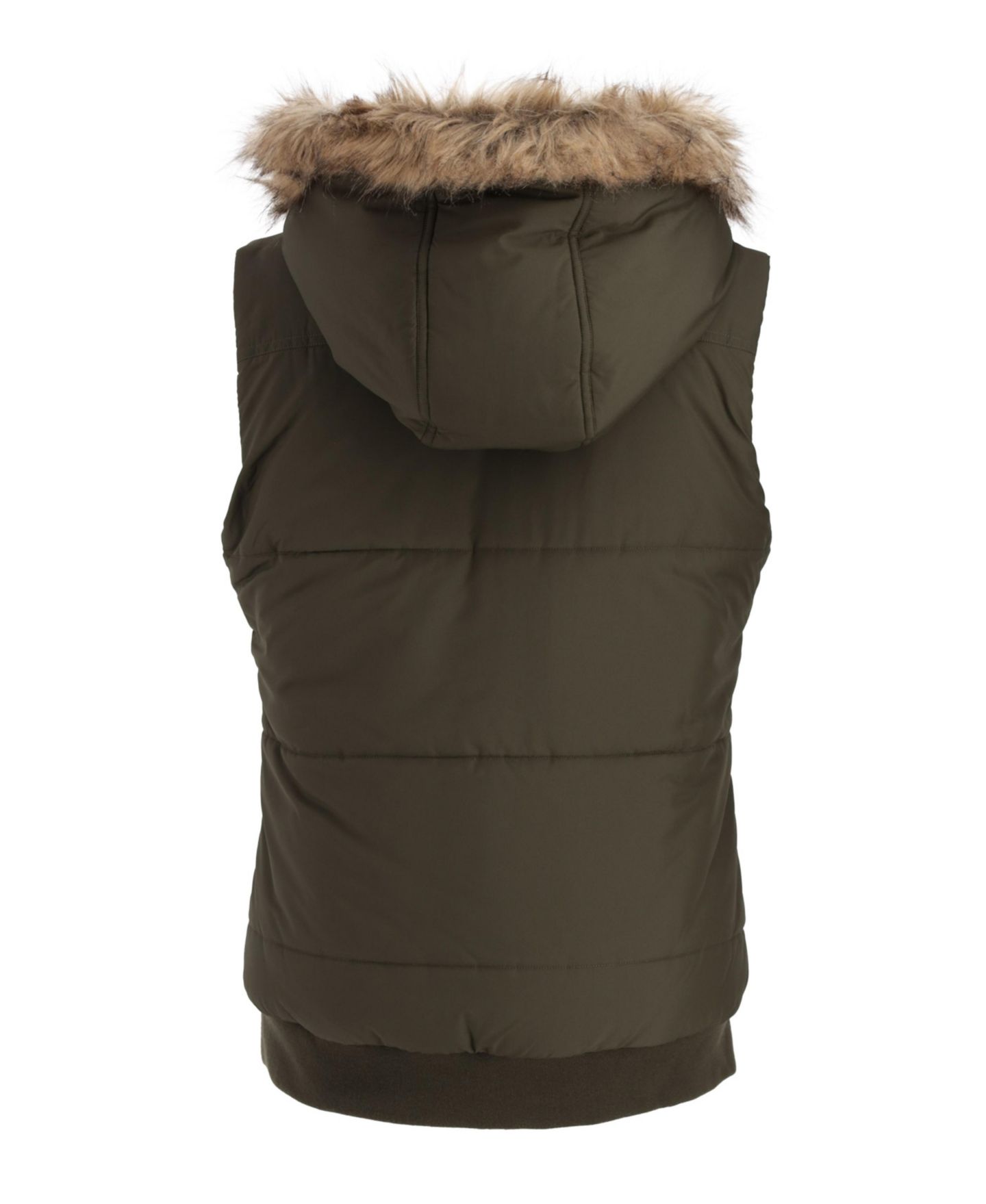 Женский жилет Legendary Whitetails Quilted Toggle Hooded Puffer, цвет: Армейский — фото 4